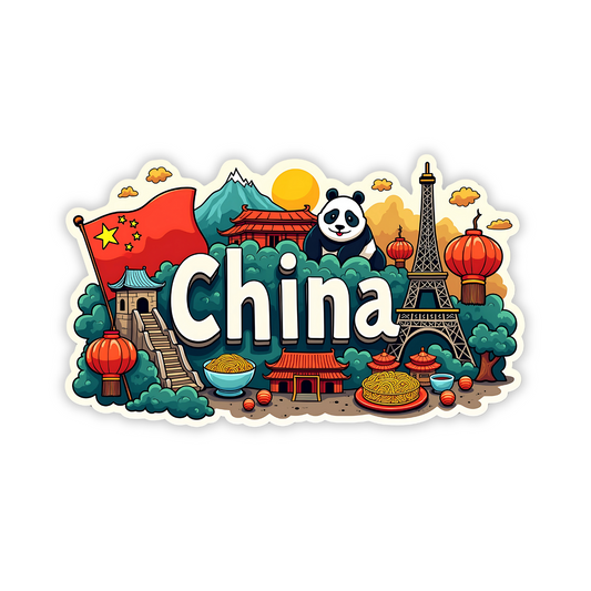 China Country Theme Souvenir Wooden Refrigerator Stylish Fridge Magnet